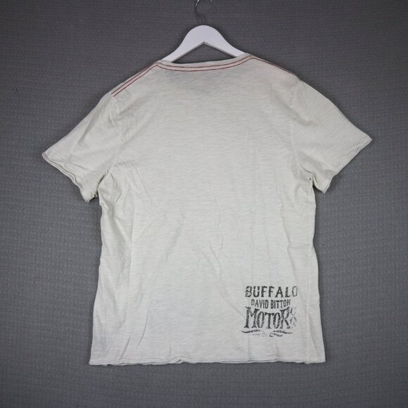 Buffalo David Bitton Y2K Chopper Grunge Tee Mens Large - Picture 2 of 6